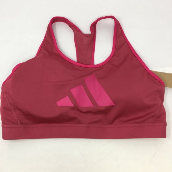 Adidas Other - Adidas Womens Don't Rest Activewear Sports Bra Pink Stretch Racerback XL New